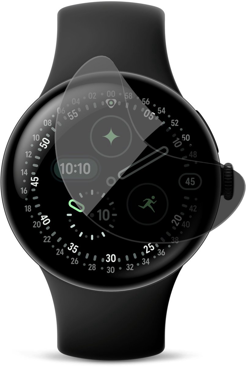 Privacy Screenprotector geschikt voor Google Pixel Watch 4 45mm - 1x FlexGuard Screen Protector