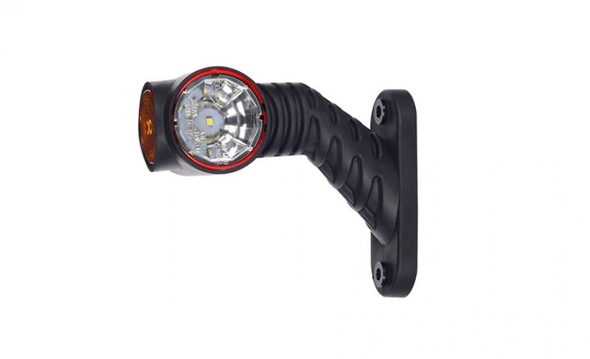 led breedtelamp rechts 125mm 4x led - aanhanger zijlamp - zijlicht - breedtelicht