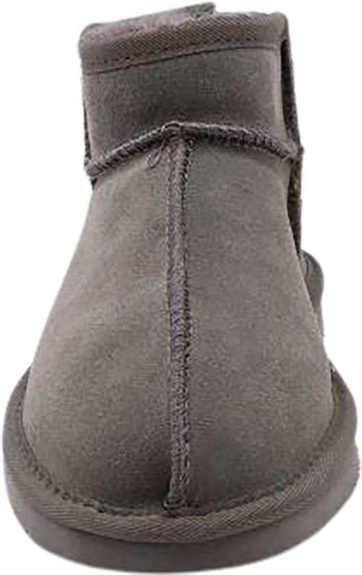 Gil Peterson - Dames - Korte laarzen met stoere naad - Schapenwol voering - Grey - 37