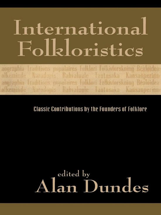 International Folkloristics - cover