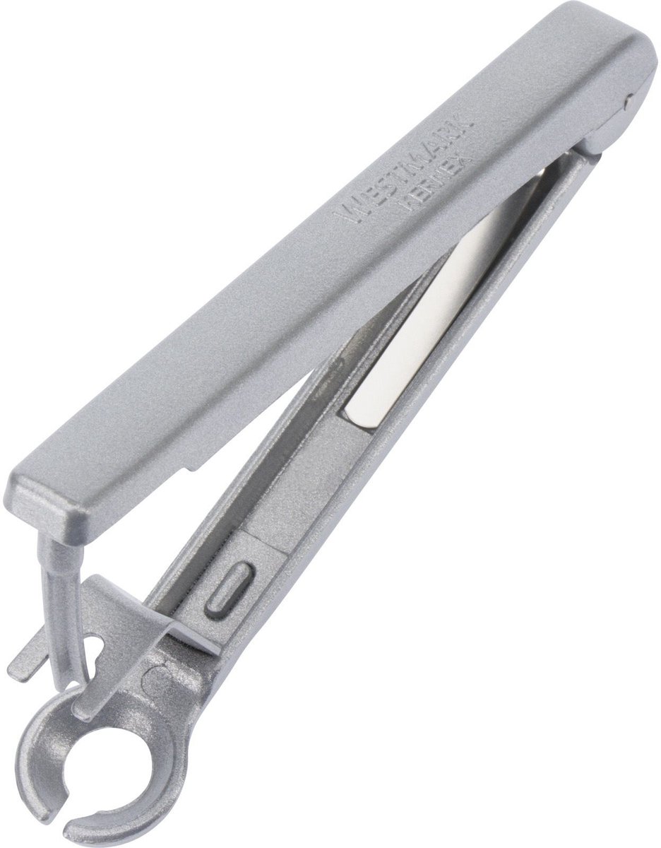 Westmark Kersenontpitter, Retro design, Aluminium, 14 x 4 x 2,5 cm, Kernex ,Zilver, 4000RT60