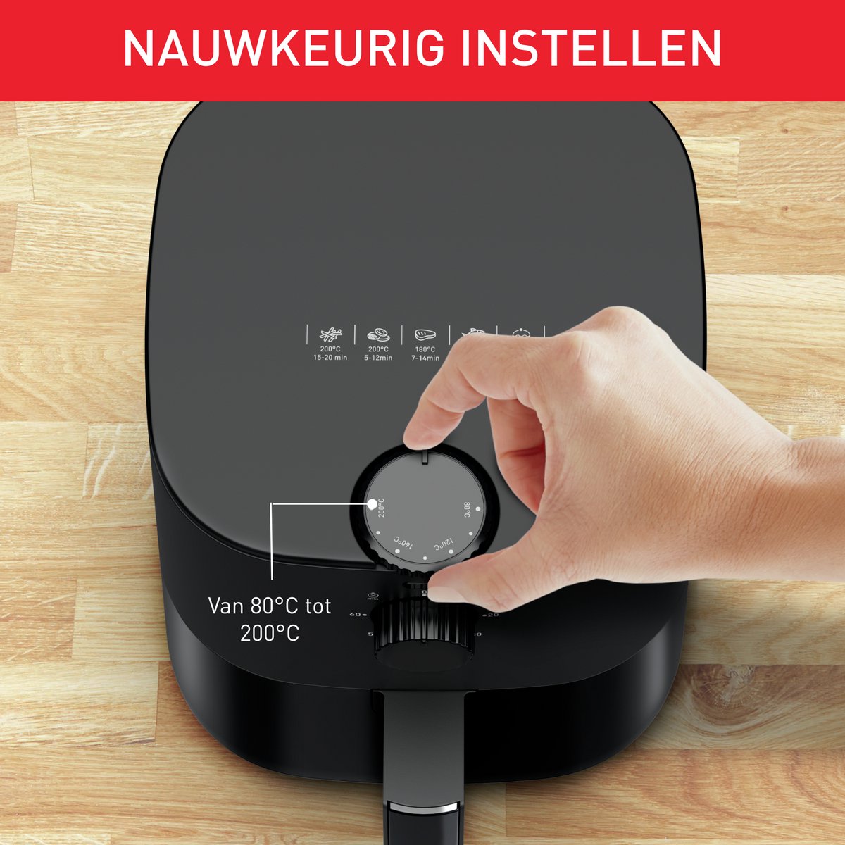Tefal Easy Fry Essential EY1308 - Airfryer - 3.5L - Compact - Voor 4 Personen - Gezonde Bereiding — afbeelding 6