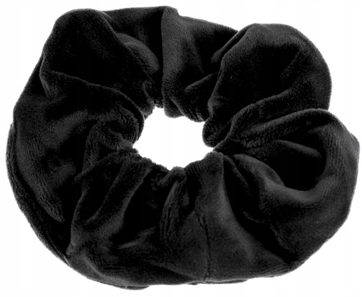Grote Zwarte Haar Scrunchie voor Kapsel