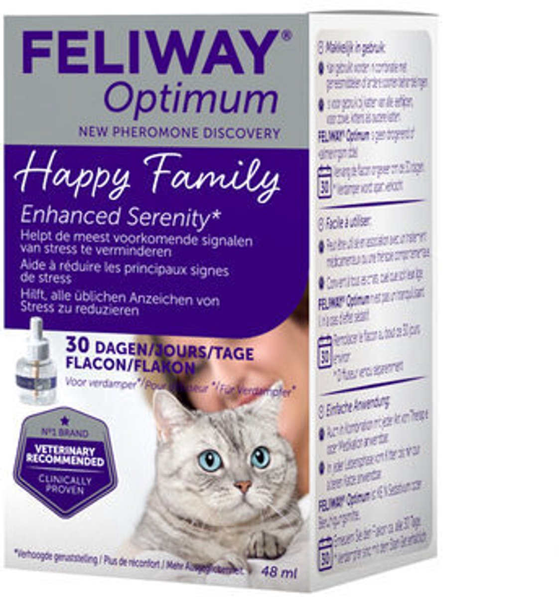 Feliway Optimum Navulling Duopack (2 st) - 48 ml