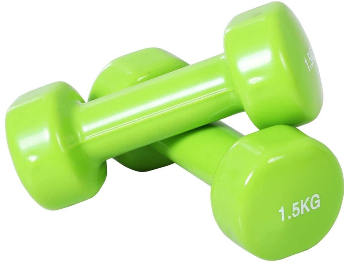 Halterset - 8-delige Set Halters met Koffer - Gewichten - Dumbells set van 4 Paar Halters - Gewichten Fitness - 2 x 0,5 kg, 2 x 1 kg, 2 x 1,5 kg, 2 x 2 kg - Halter set voor Krachttraining, Workout, Gym thumbnail 7