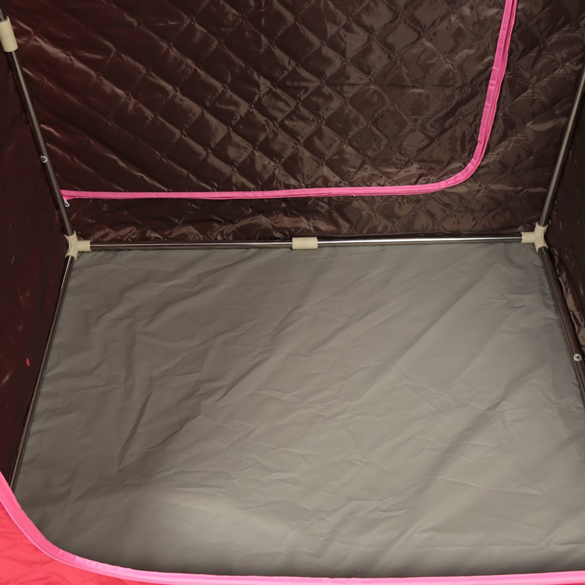 PIPIPOXER-Draagbare stoomsauna 1000W 220V persoonlijke thuisspa met stoomcabine 100*80*170cm, rood thumbnail 5