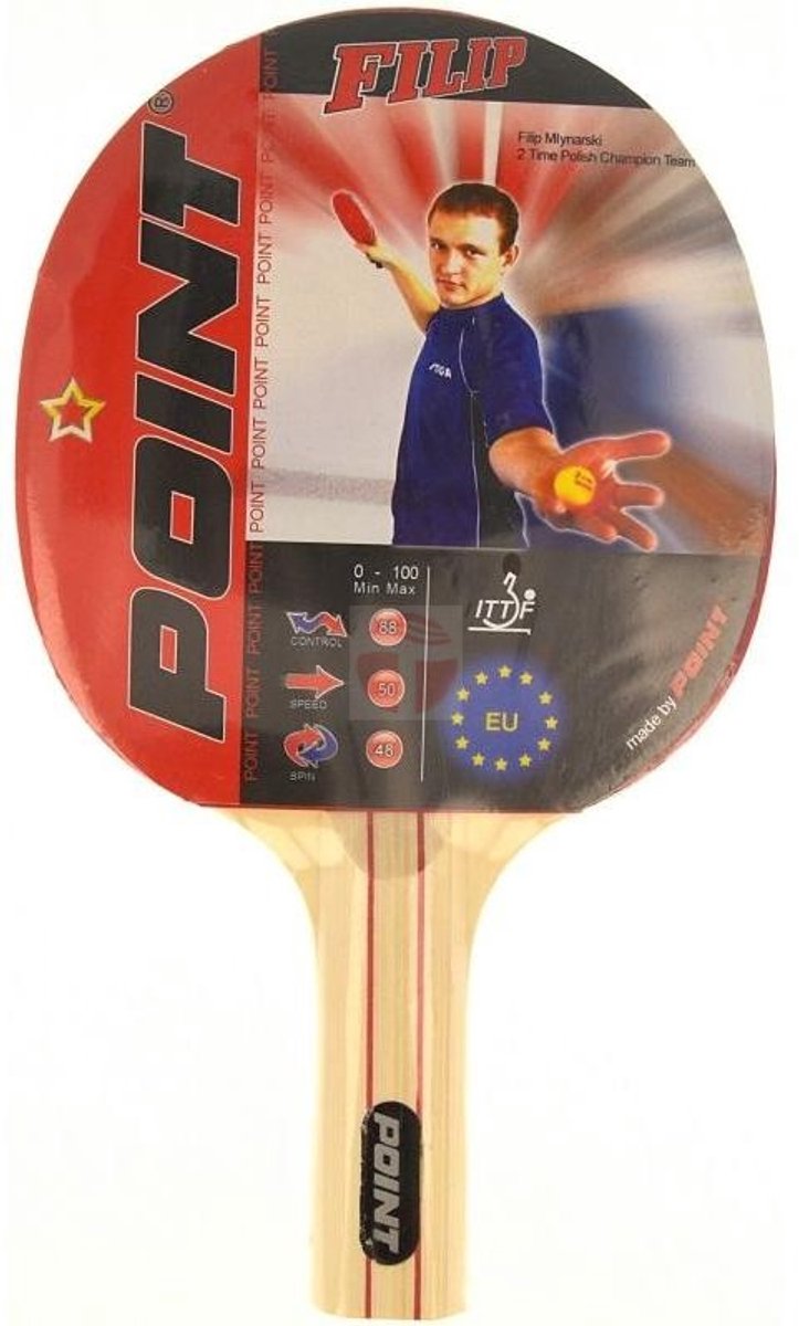 Point Filip Tafeltennis Racket - Ideaal voor Beginners en Recreatief Spel