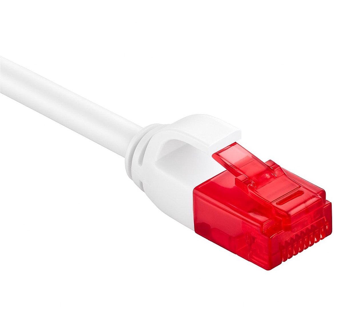 U/UTP CAT6 Gigabit slimline netwerkkabel / wit - 2 meter