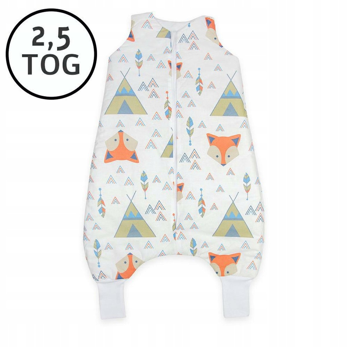 Heerlijke Baby Slaapzak met Pootjes - 56-68cm - 2.5 TOG - Katoen