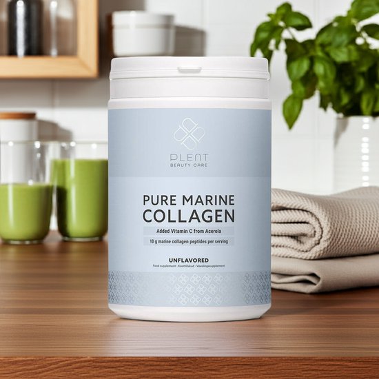 Plent Beauty - Pure Viscollageen Natural + vit C - 300 g - Collageen In De Zuiverste En Puurste Vorm
