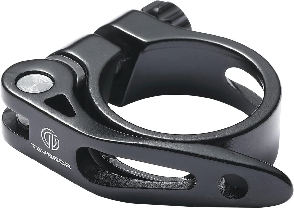 Fiets Zadelpen Klem Aluminium - Quick Release Kraal voor 31,8mm en 34,9mm Fietsen