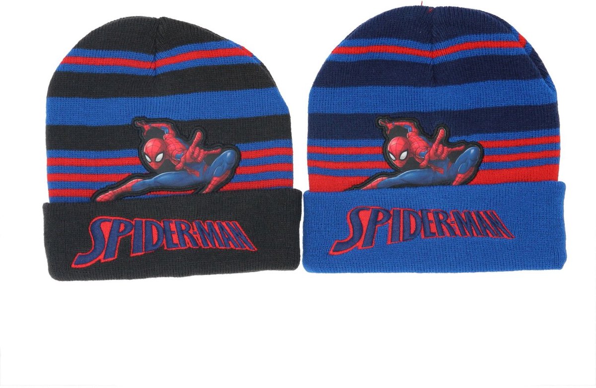 Spiderman Hat - Red Stripes