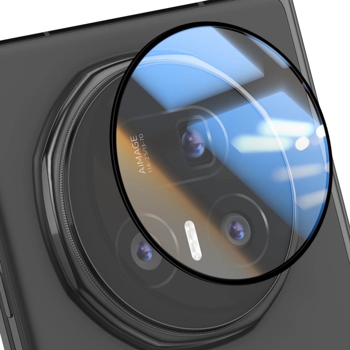 iMak, Camerabescherming voor Honor Magic V5 Ultra-Resistent, Transparant