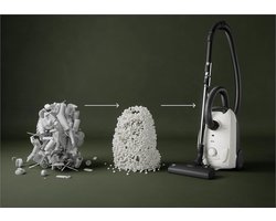 CleanMaster 5000 – Stofzuiger met Zak – Hoge Zuigkracht – 37% Gerecycled Plastic – AllFloor Click-zuigmond – 2-in-1 Multifunctionele Mondstuk – 8,5m Actieradius – Wasbaar Hygiënefilter – Voor Alle Vloeren