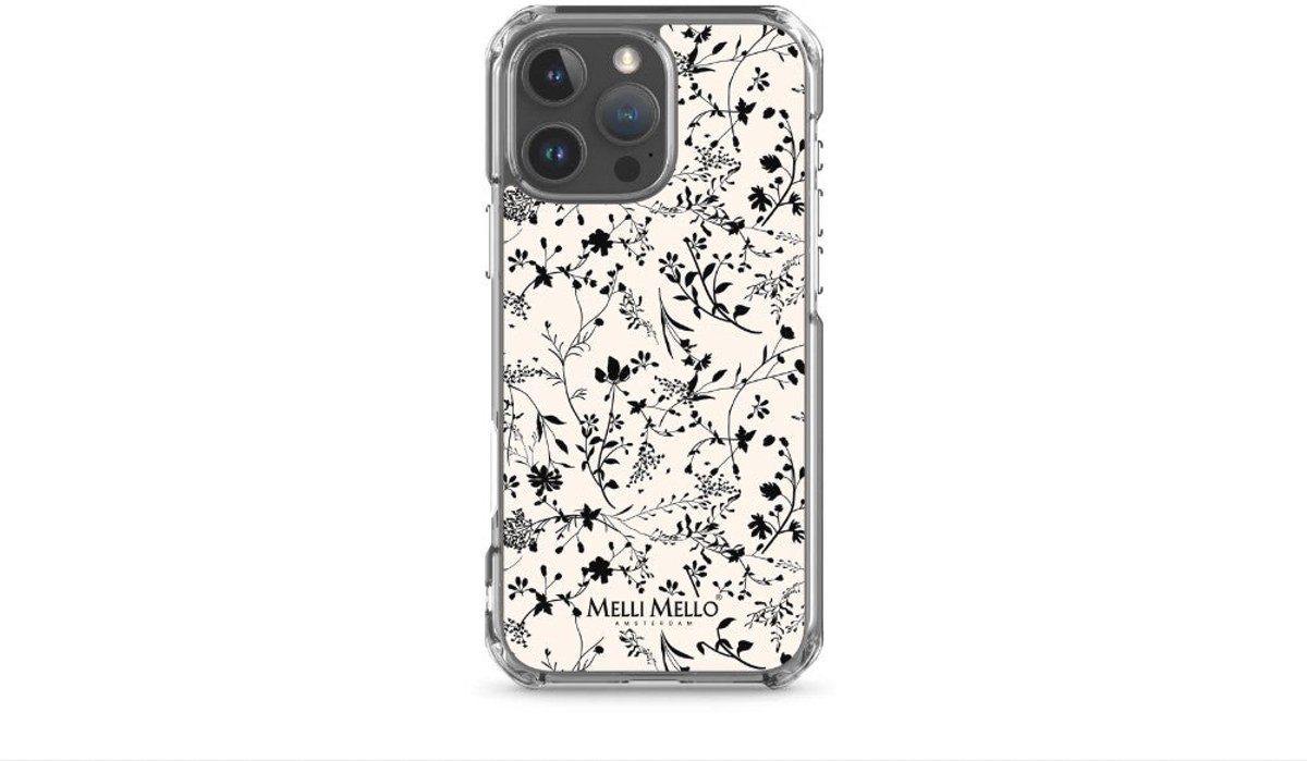 Melli Mello Telefoonhoesje Crimson Palm (Soft case) - Apple iPhone 16 Pro Max
