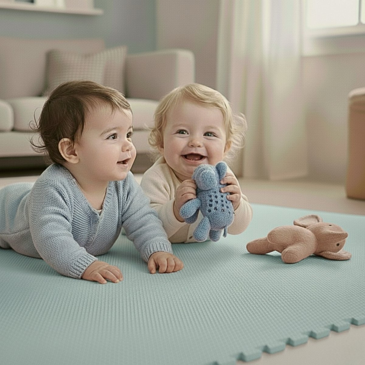 9-delige Baby Speelmat Puzzel - 30x30 Foam Tegels Kruipmat Vloermat Speeltapijt