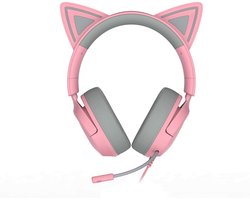 Razer Kraken Kitty V3 X - Gaming Headset - 7.1 Surround - 3.5mm - Roze