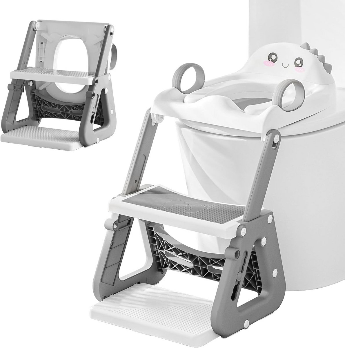 Toiletbril Kinderen 2-in-1 met Trap - Zindelijkheidstraining voor Peuters
