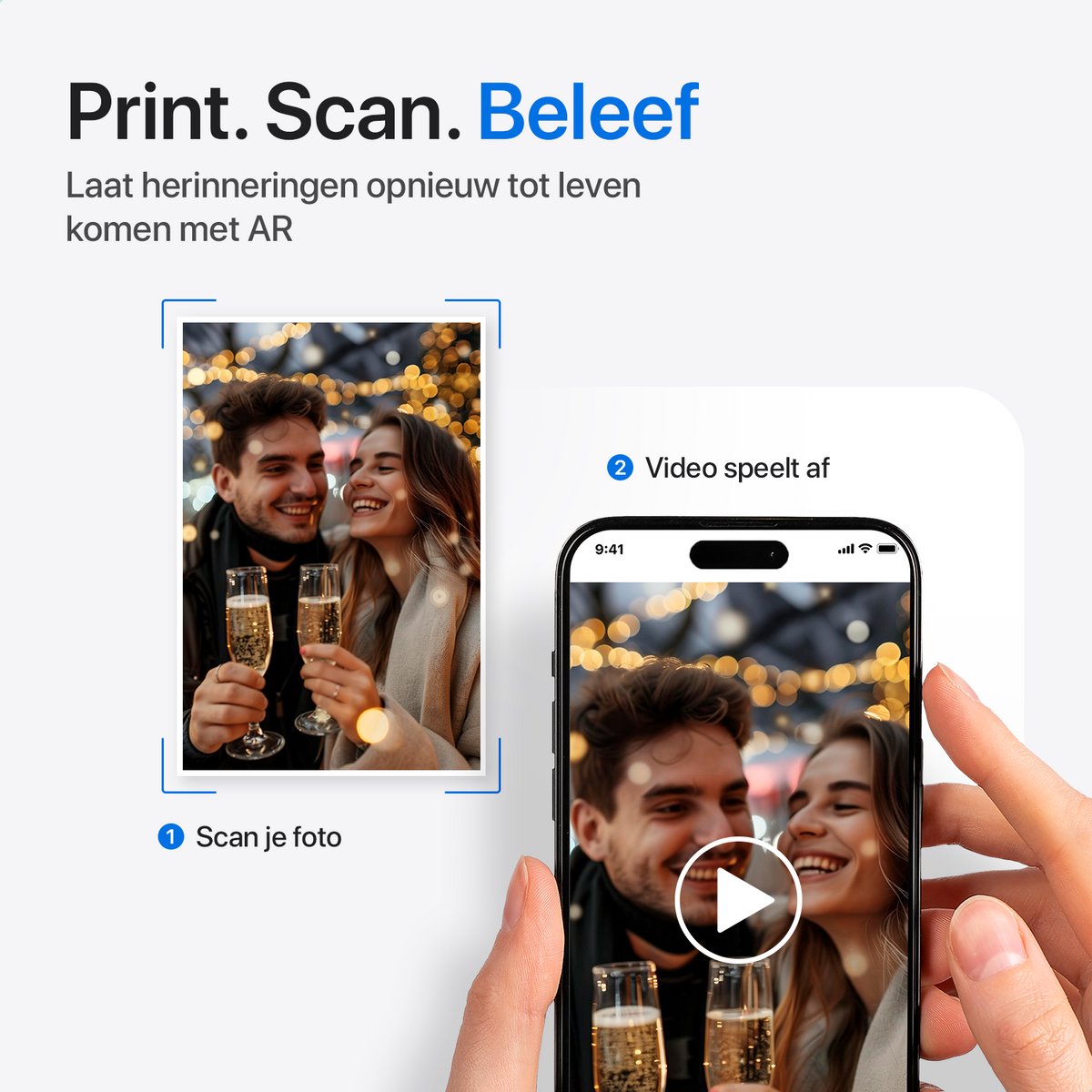 mini HD Foto Printer met App - Bluetooth Kleur Fotoprinter - Mobiele Pocket Printer voor Smartphone - 5 x 7,6cm — afbeelding 7