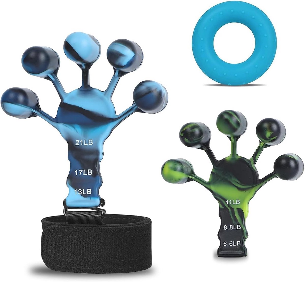 2 Stuks Haak Grip Krachttrainer - Verbeter Je Handkracht Met Deze Vinger Trainer