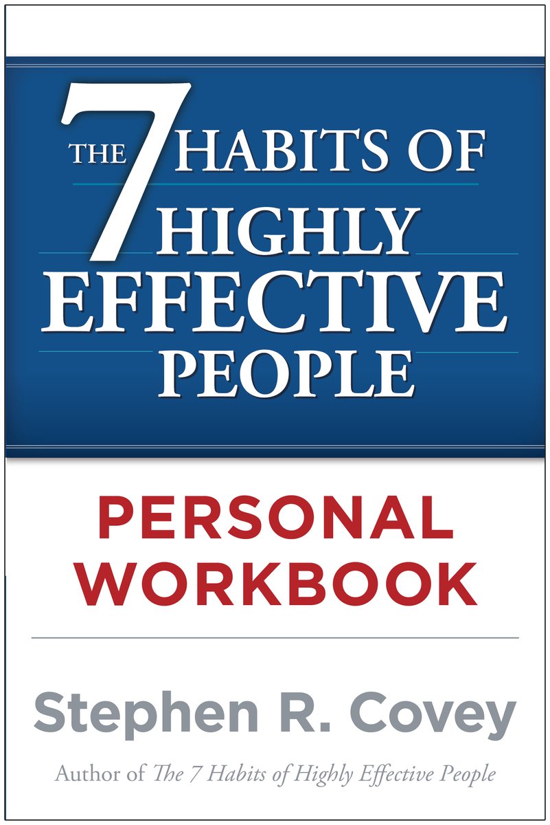 Omslag van The 7 Habits of Highly Effective People Personal Workbook