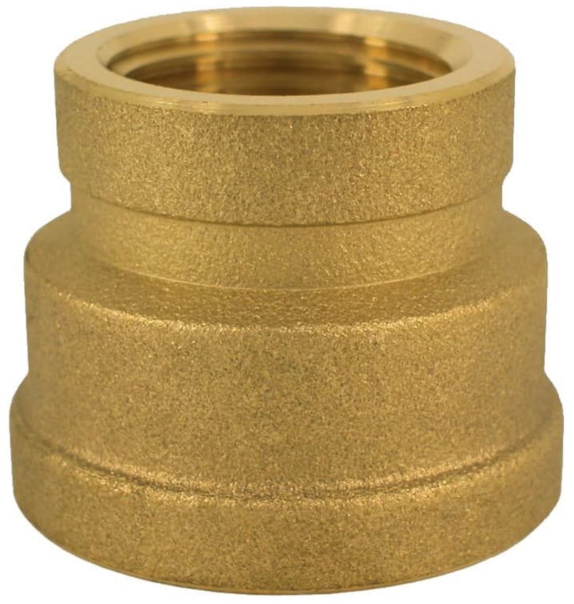 Draadfitting Messing Koppeling gereduceerd 1 1/2" IG x 1 1/4" IG