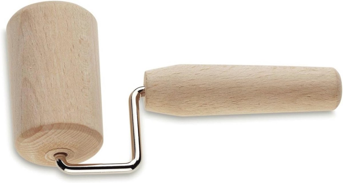 Houten Deegroller Mini 15.5 x 7.5 x 5 cm