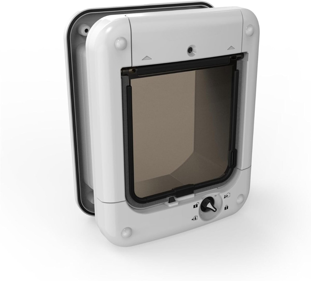 VIN® Kattenluik 360W Microchip Activated Kattenklep - Wit