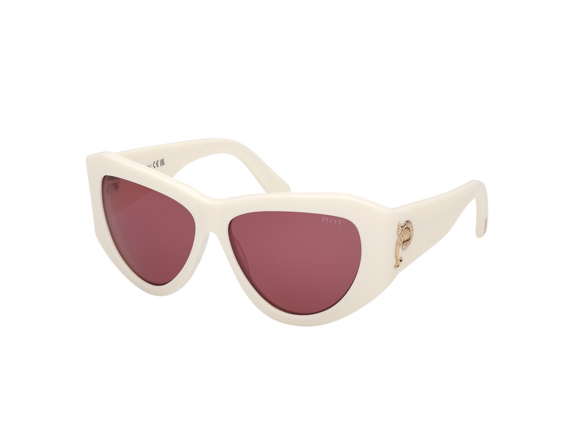 Pucci EP0241 Shiny white 58/14/140 WOMAN Zonnebrillen