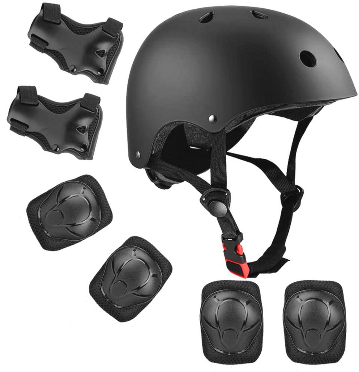 Kinderbeschermingsset voor Fietsen en Skaten - 7-Pieces Veiligheidsuitrusting