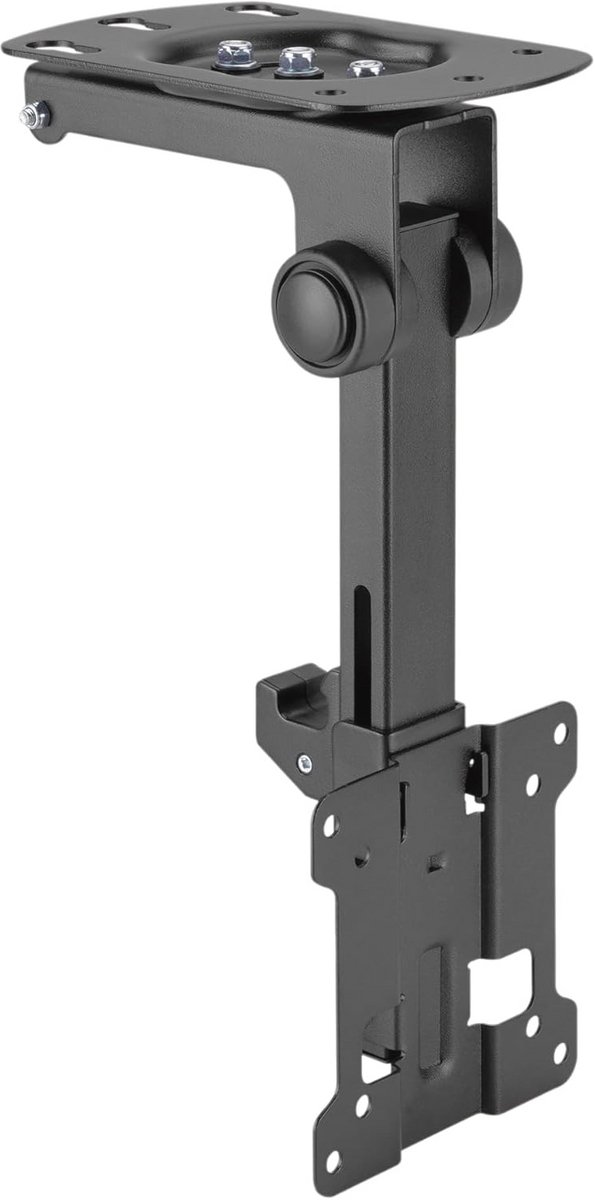 Tv Plafondbeugel 13-27 inch - Inklapbaar, Hoogteverstelbaar, Zwenkbaar en Kantelbaar