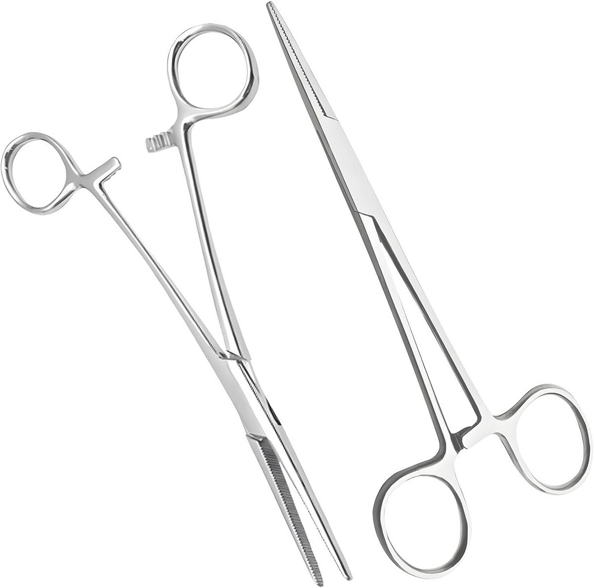 Zelfvergrendelende tang - 14 cm roestvrijstalen piercingtang voor knutselen en DIY