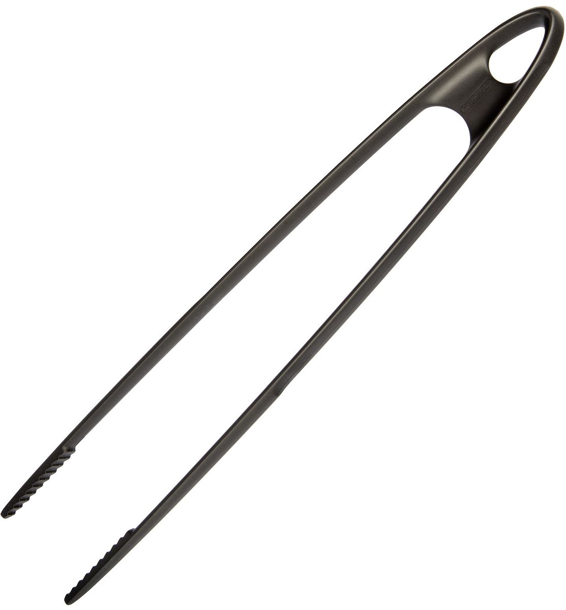 Westmark Frituur- en serveerpincet, grilltang, zeer hittebestendig tot 270°C, plastic, lengte: 29 cm, Milde-plus, zwart, 13692270