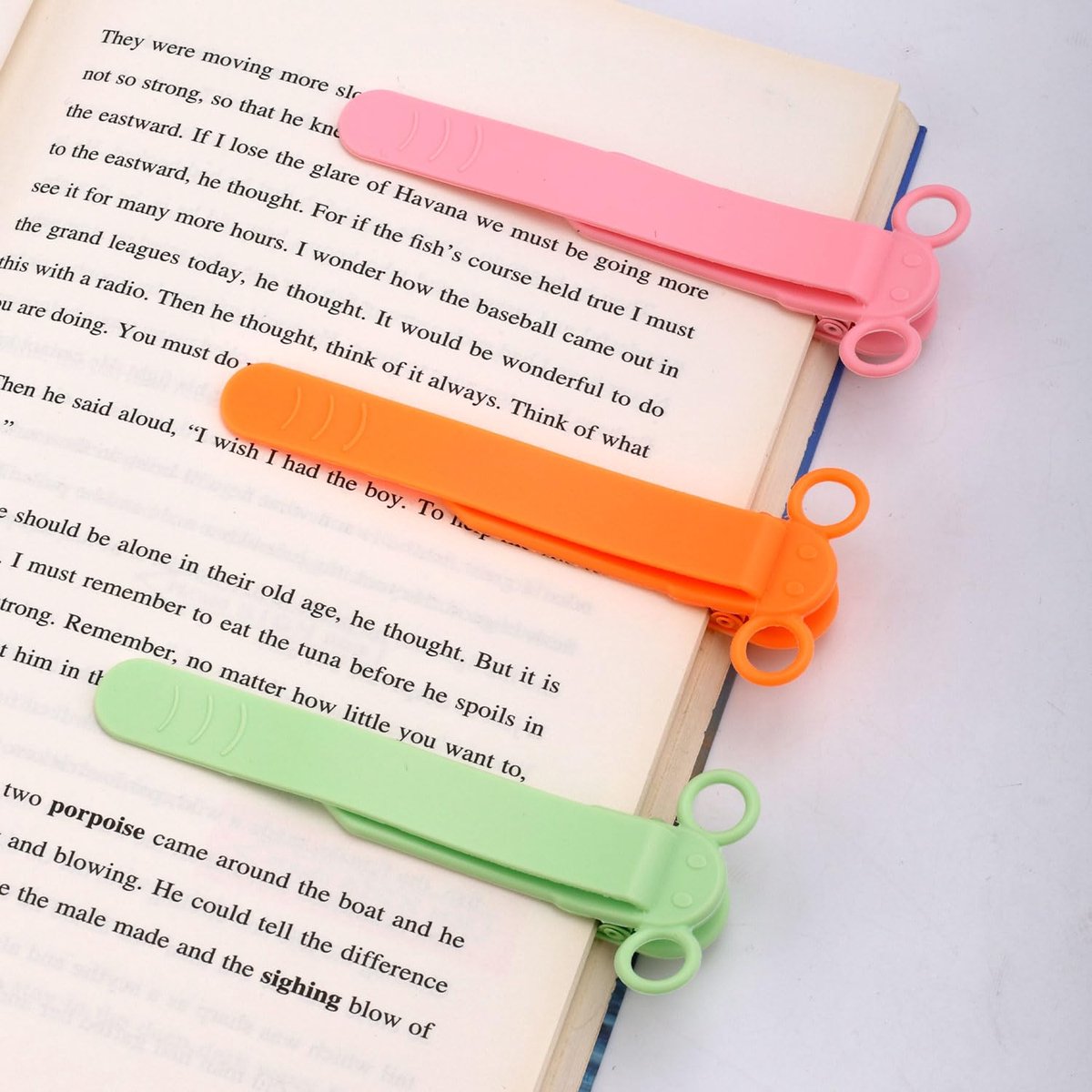 IMPERATORIS® Duimlegger - Boek Openhouder - Paginahouder - Bladwijzer - Bookmark - Boek Accesoires - Bladzijde Houder - Leesring - 3 stuks