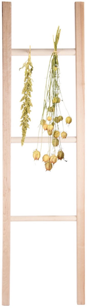 Esschert Design Houten Droogladder van Berkenhout