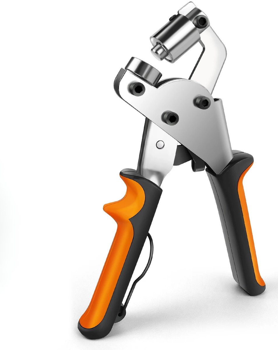 Benelux Select Drukknopen Tang – Drukknopentang – Variotang – Drukknooptang – Met 500 Drukknopen – Ergonomisch - 10 mm