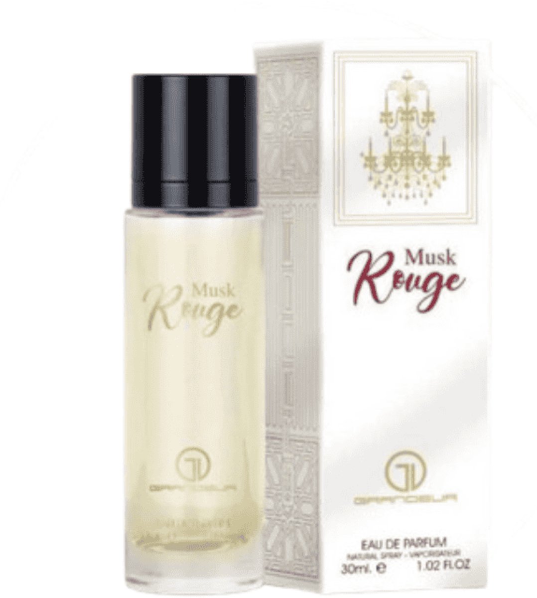GRANDEUR Eau De Perfume MUSK ROUGE, Inspired By BACCARAT ROUGE, 30ml