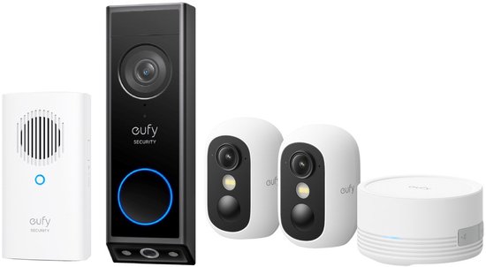eufy Video Deurbel E340 met Chime + eufyCam C35 - Incl. 2 - eufy - €239,00