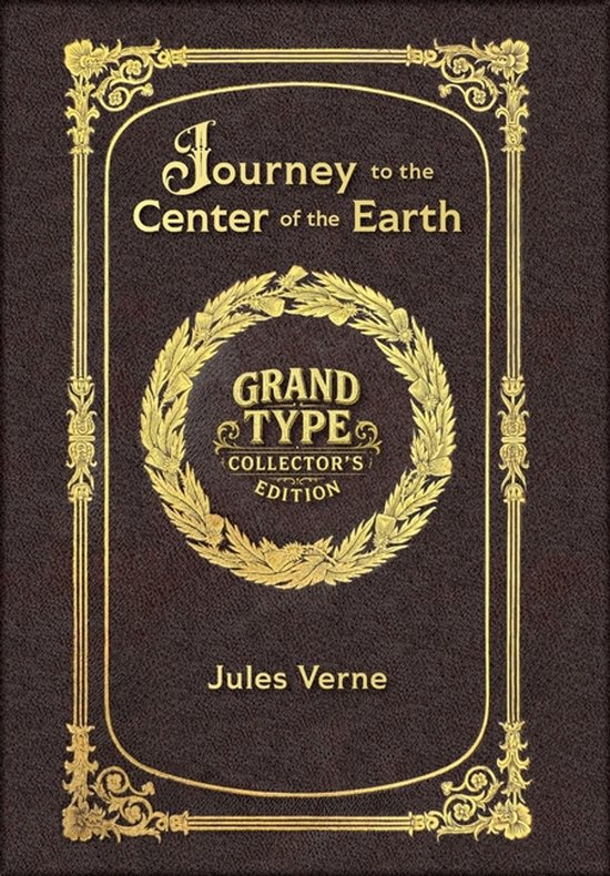 Large Print - Journey to the Center of the Earth - Grand Typ ... - cover