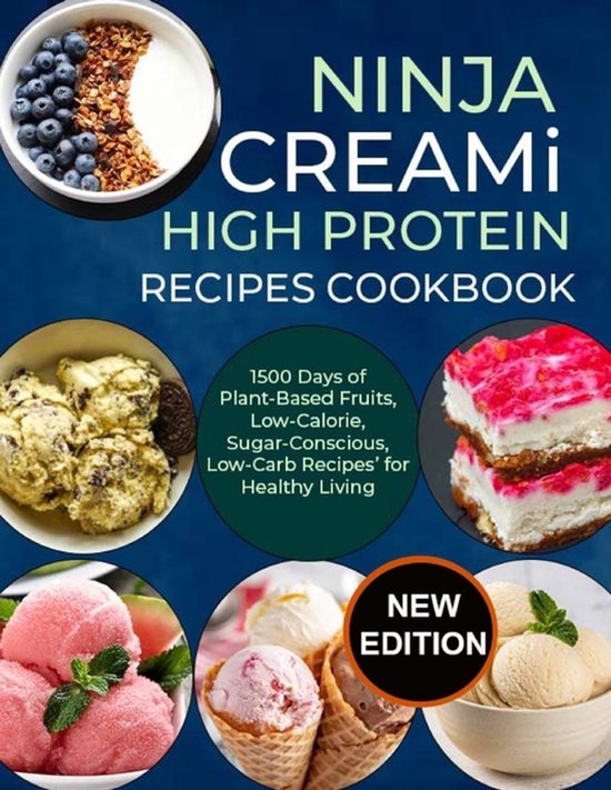 Ninja Creami Deluxe High Protein Recipes Cookbook - cover