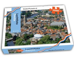 StedenPuzzels - Luchtfoto Zwolle - 1000 Stukjes
