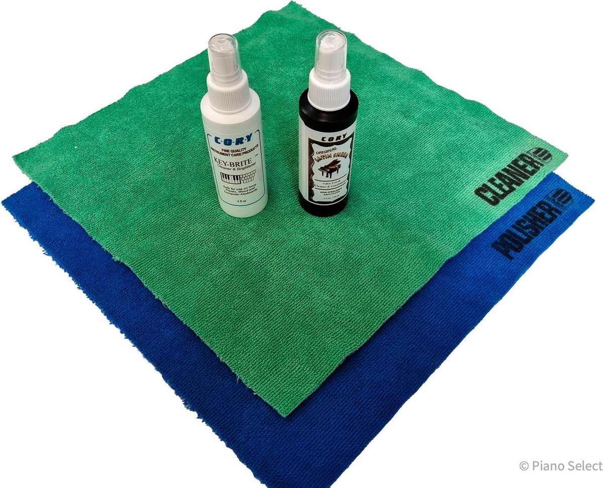 Onderhoudsset piano & vleugel Mat /Satin - Cory Ultimate Care - Schoonmaken piano