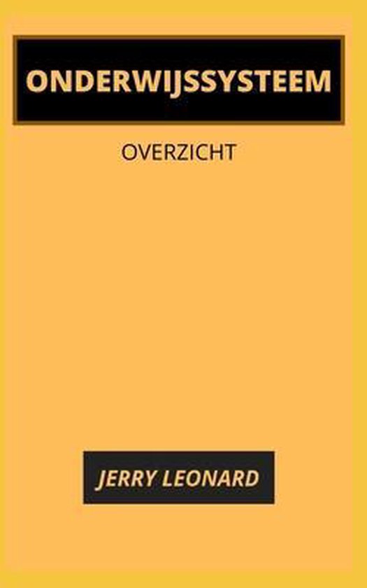 Onderwijssysteem - cover