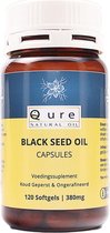 Black Seed Oil 120 Capsules | 1520mg per Dag |  Hoogwaardige Koudgeperste Zwarte Komijnolie Capsules | Zwartzaadolie | Nigella Sativa Capsules