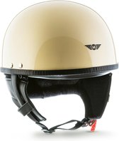 MOTO D23 braincap, halve helm, pothelm voor scooter en harley motor, L, hoofdomtrek 59-60cm