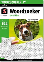 Sanders Puzzelboek Woordzoeker 3* De Dikke, editie 154