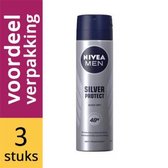 Nivea 48H Deo Spray Silver Protect Antibacterial - Voordeelverpakking 3 x 150 ml