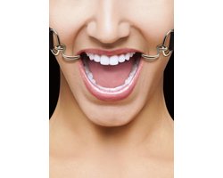 Ouch! – ‘Hook Gag’ Mond Knevel met Haak voor Stille Liefde - Zwart