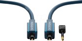 15m Toslink Opto-Set audio kabel Zwart, Blauw