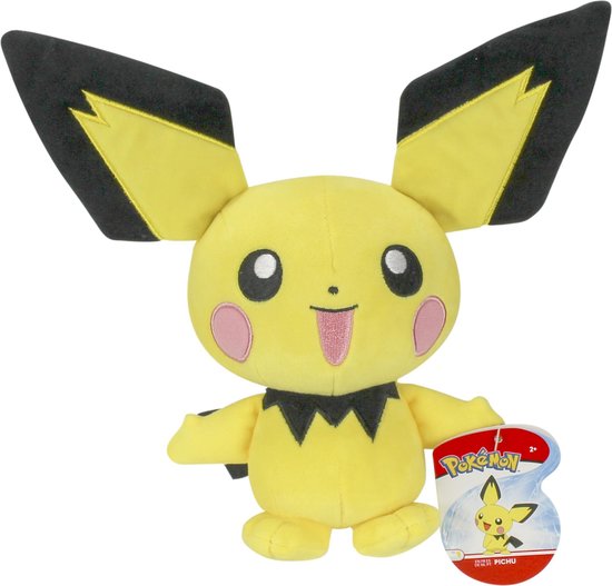 Zonder twijfel Raap JEP Pokemon - Plush 20 cm - Pichu (95217A) | bol.com